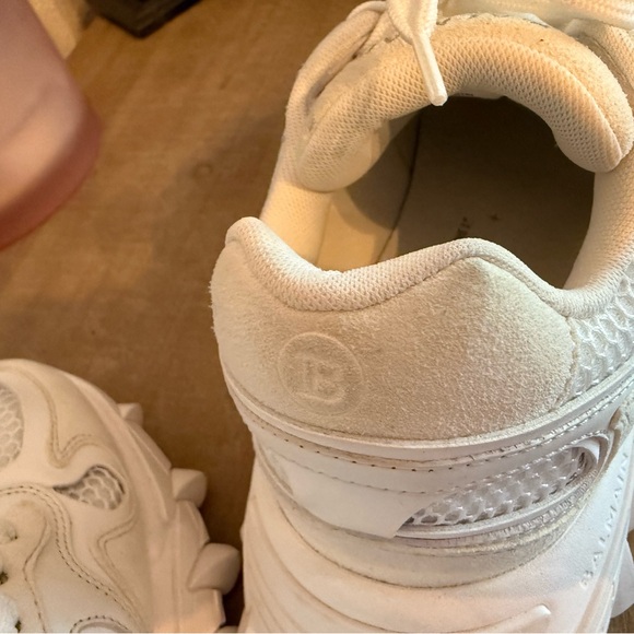 Balmain B-Court (or B27) White/Off-White Low-Top Sneakers — Luxury Streetwear - Picture 8 of 11
